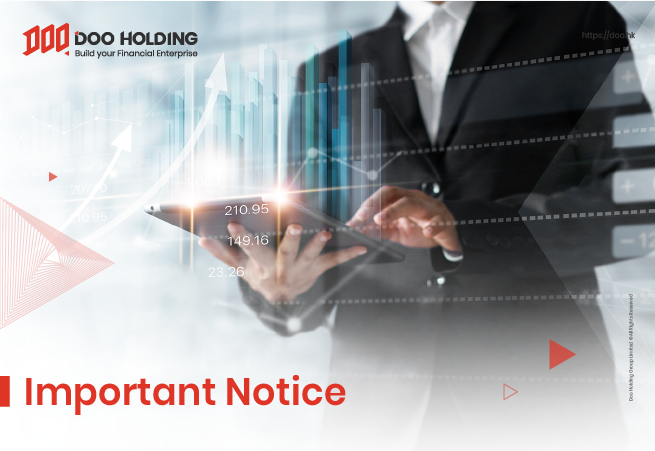 Doo Holding Group’s Hong Kong Office Working Adjustment Notice